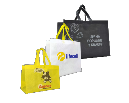 Екосумка об'ємна під замовлення