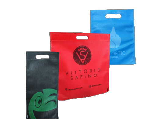 Екосумка плоска з прорізними ручками "банан" під замовлення