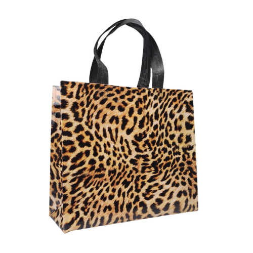 Екосумка ламінована "Хутро леопард" 29 х 26 см