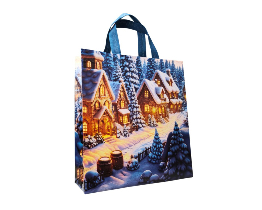 Екосумка ламінована "Казкова зима" 29 х 33 см
