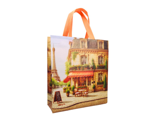 Екосумка ламінована "Паризький ранок" 29 х 33 см