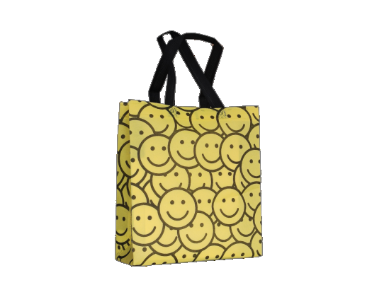 Екосумка об'ємна "Смайл" 29 х 33 см