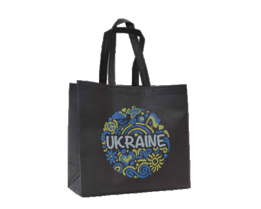 Екосумка об'ємна "Україна" 36 х 34 см